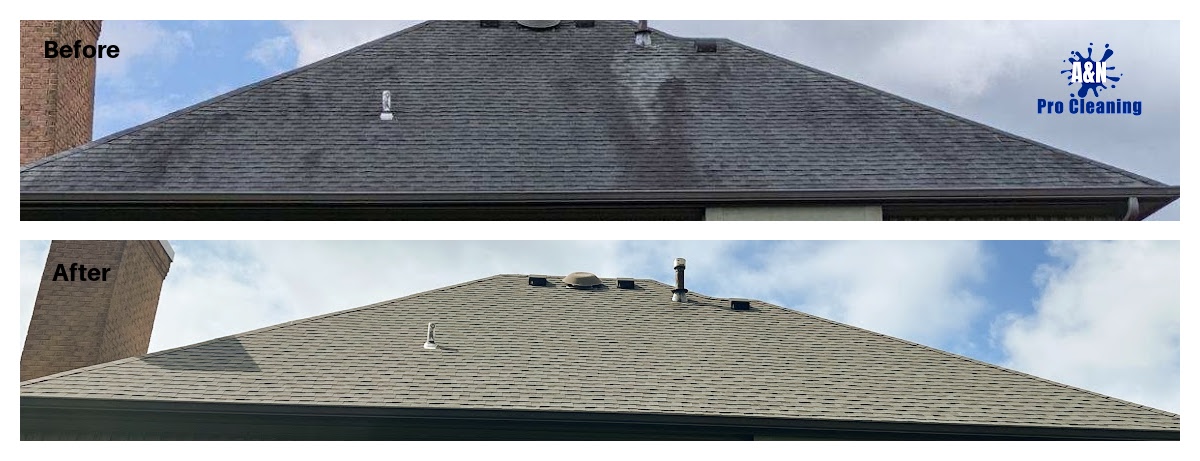 Roof wash in Beavercreek, OH 