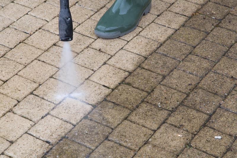 Patio cleaning